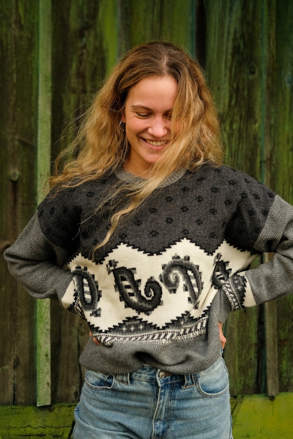 Vintage sweater size L-XL | Hippie clothing | Retro clothes | UNISEX| 80s, 90s