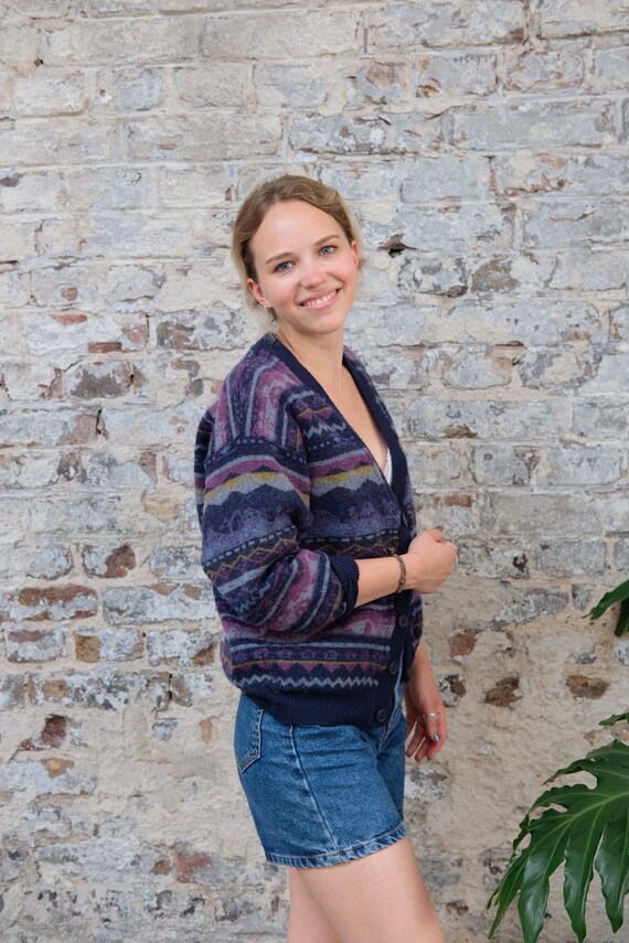 Vintage Hippie Strickjacke