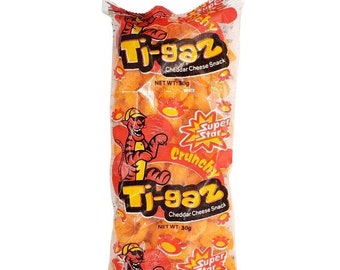 6 Packs Tigaz Cheese Snacks - Etsy
