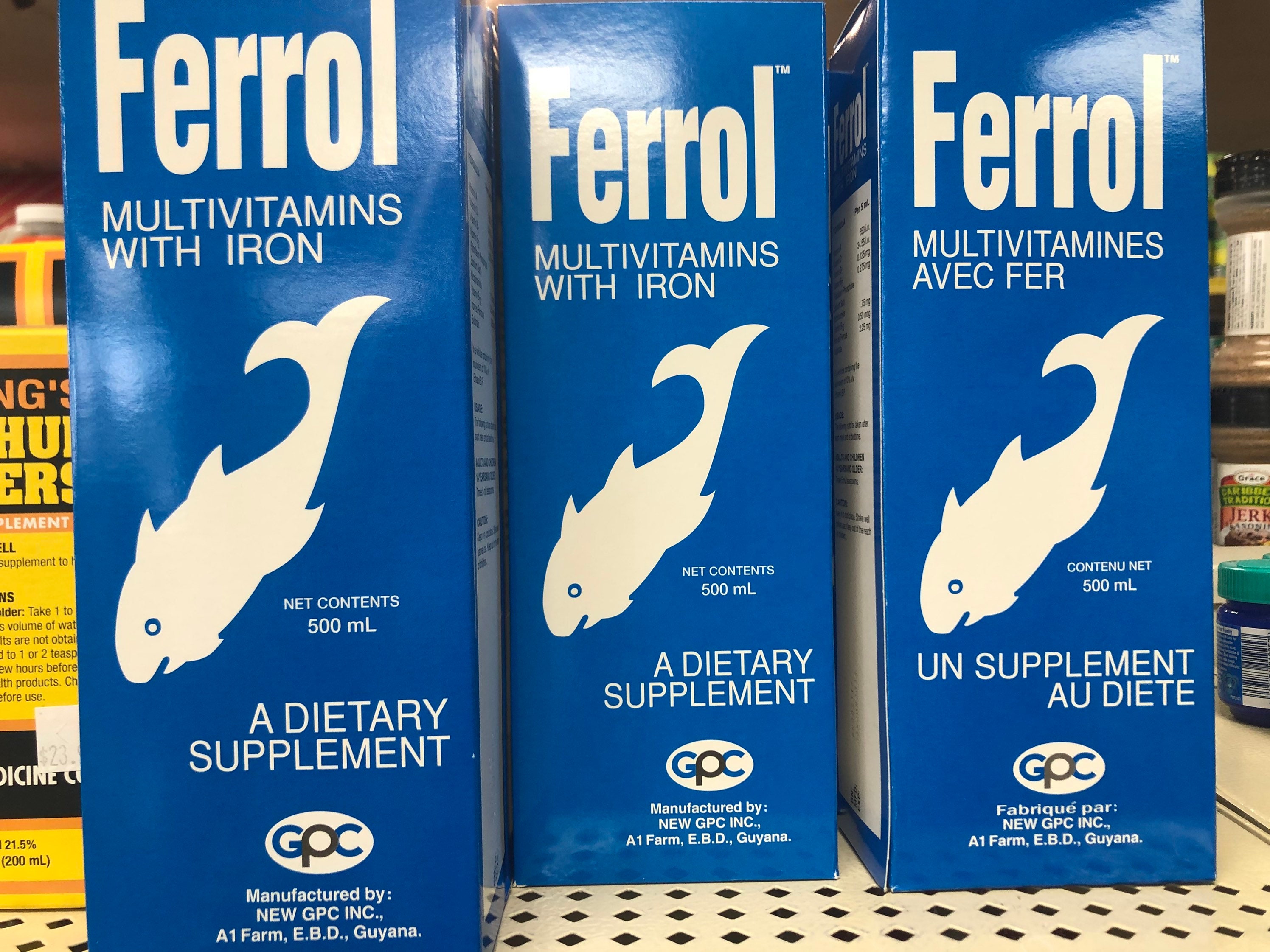 Ferrol Multi Vitamins With Iron Etsy