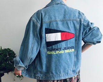 tommy jeans sailing gear denim jacket