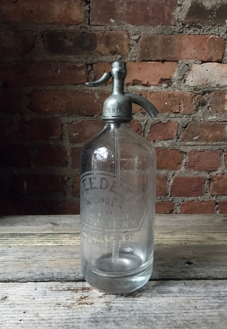 Vielzahl von antiken Seltzer Flaschen 26oz Siphon Top | Etsy