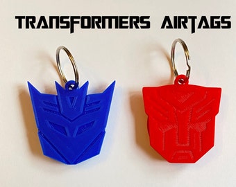 Transformers Autobots and Decepticon AirTag Keychain