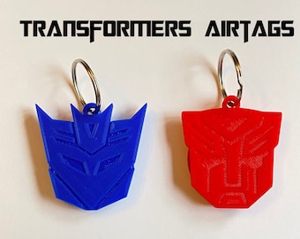 Transformers Autobots and Decepticon AirTag Keychain