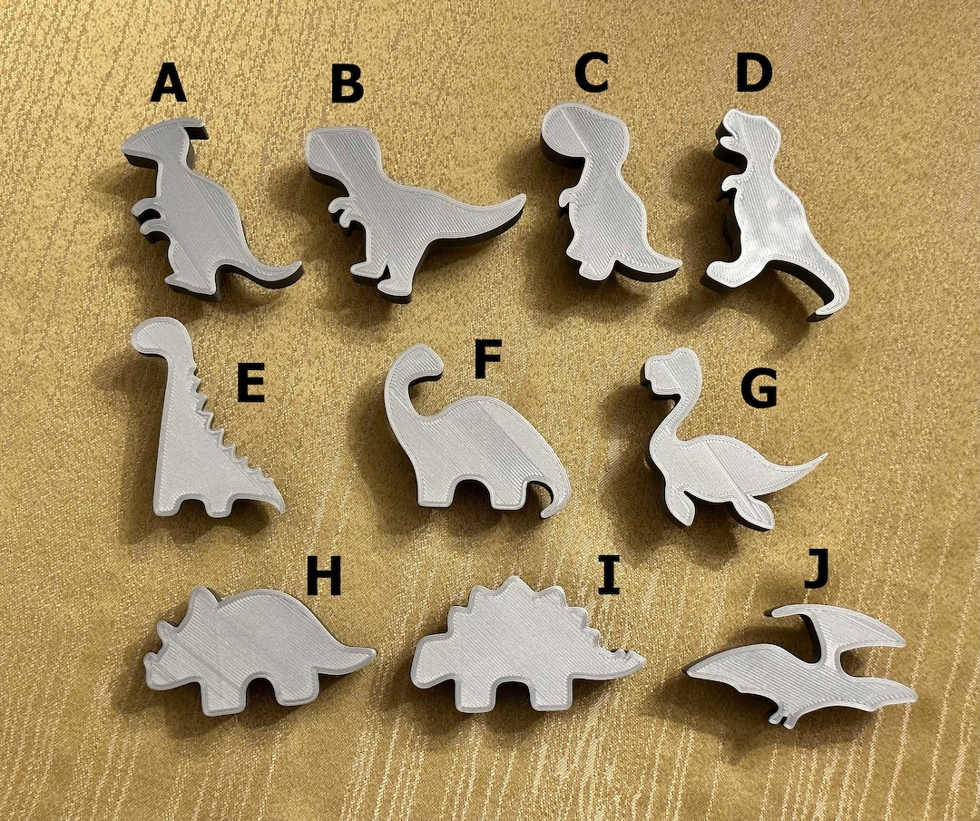 Cute Dinosaur Knobs for Kid's Dresser, Nursery Drawers or