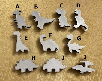 Cute Dinosaur Knobs for Kid's Dresser, Nursery Drawers or Cabinets (Screws Included)