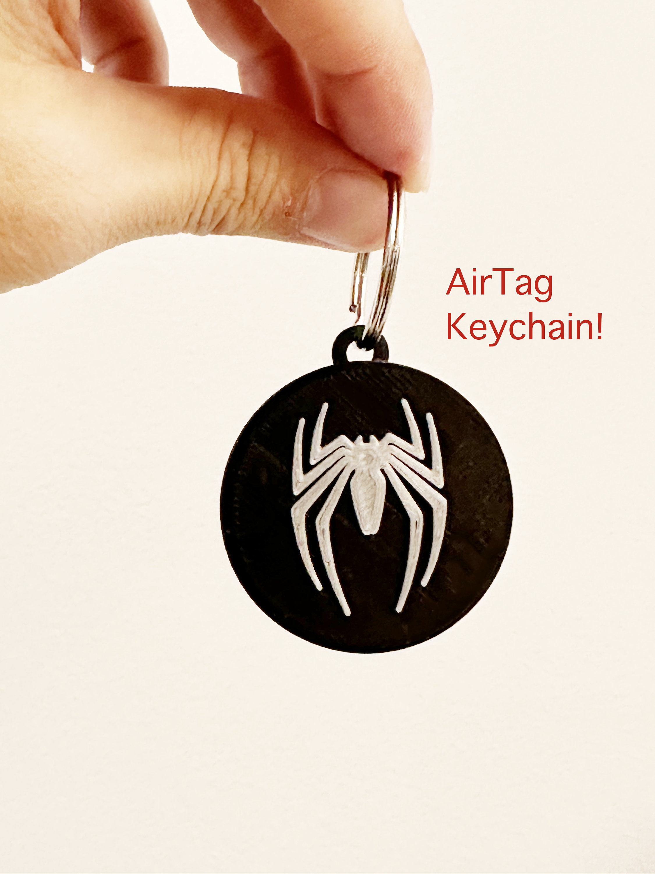 スパイダーマン　air tag ケース gourmandise AirTag ケース MARVEL ロゴ スパイダーマン