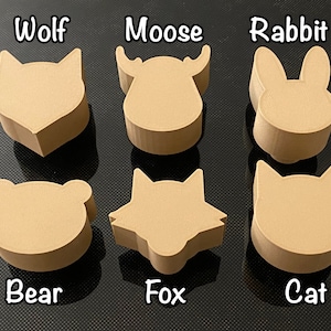 Cute Woodland Theme Animal Shaped Knobs for Kid&#39;s Dresser, Nursery Drawers or Cabinets