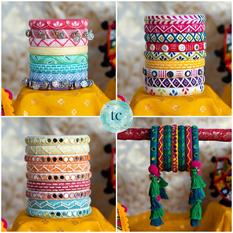 Taashacrafts Multicolour Bangles - Etsy