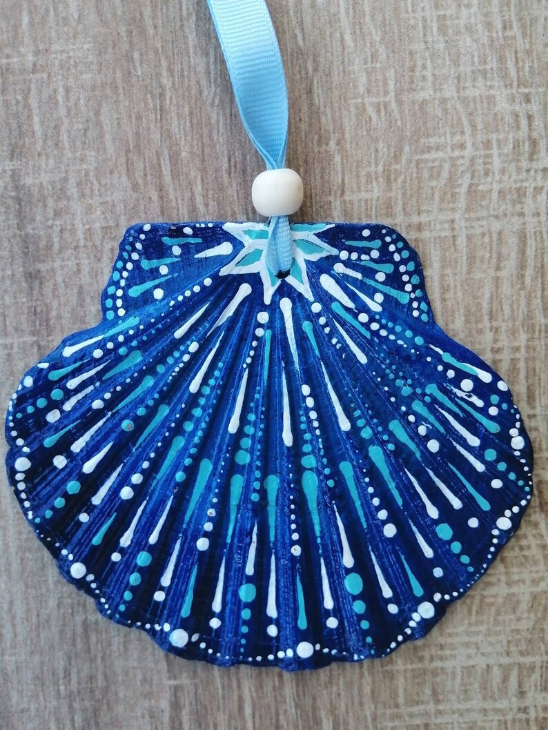 Déco de Noël Coquille Saint-Jacques à suspendre Coquillage | Etsy