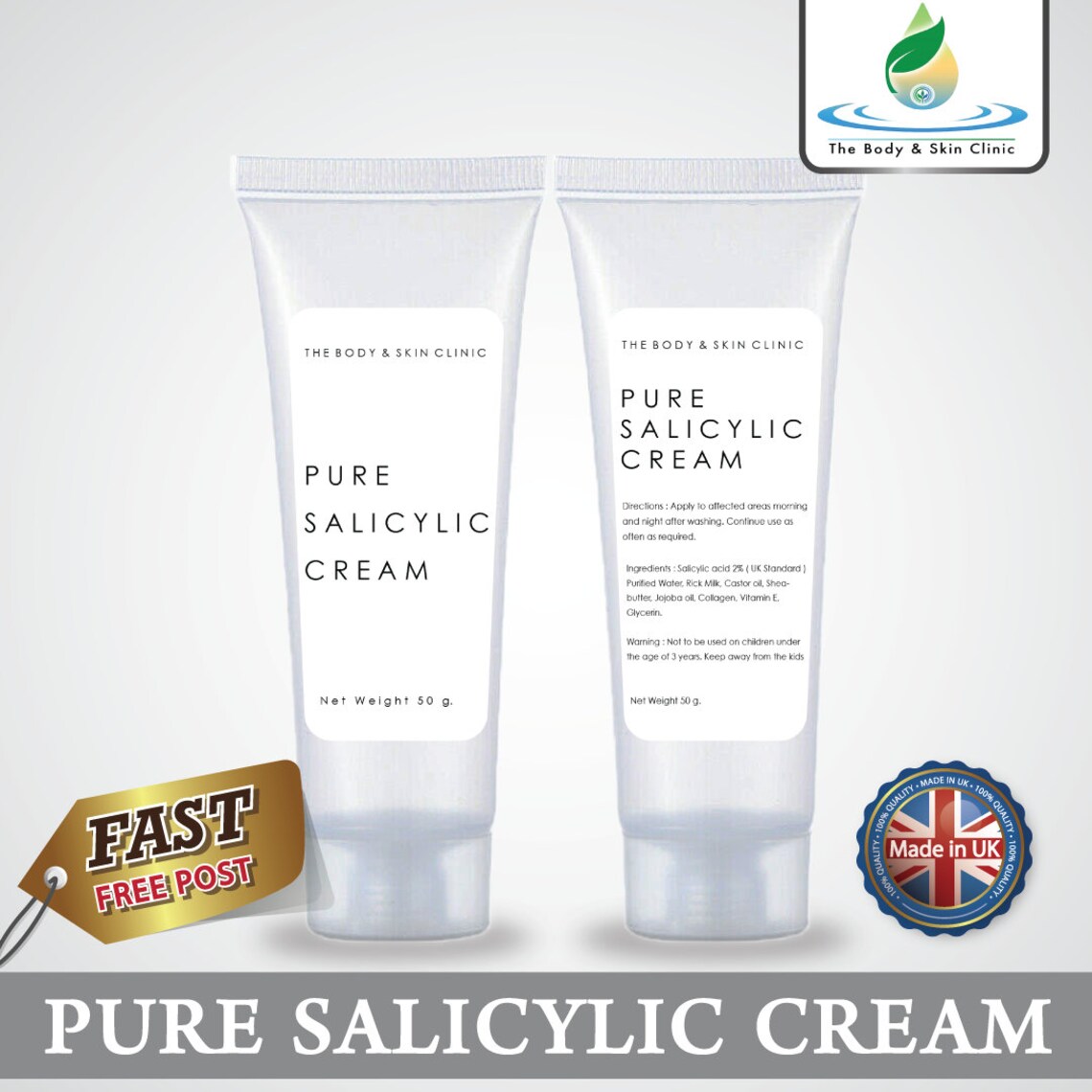 Salicylic Acid cream bha Acne Blackhead spot treatment buy 2 Etsy