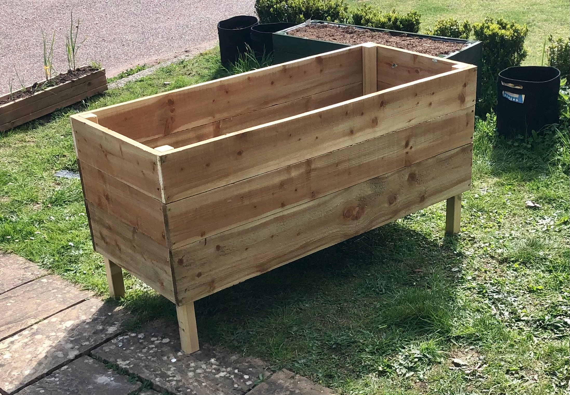 Handmade Custom Garden Planter on legs Etsy