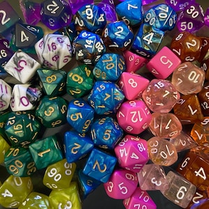 Mystery DnD Full Dice Set - Stash Declutter!