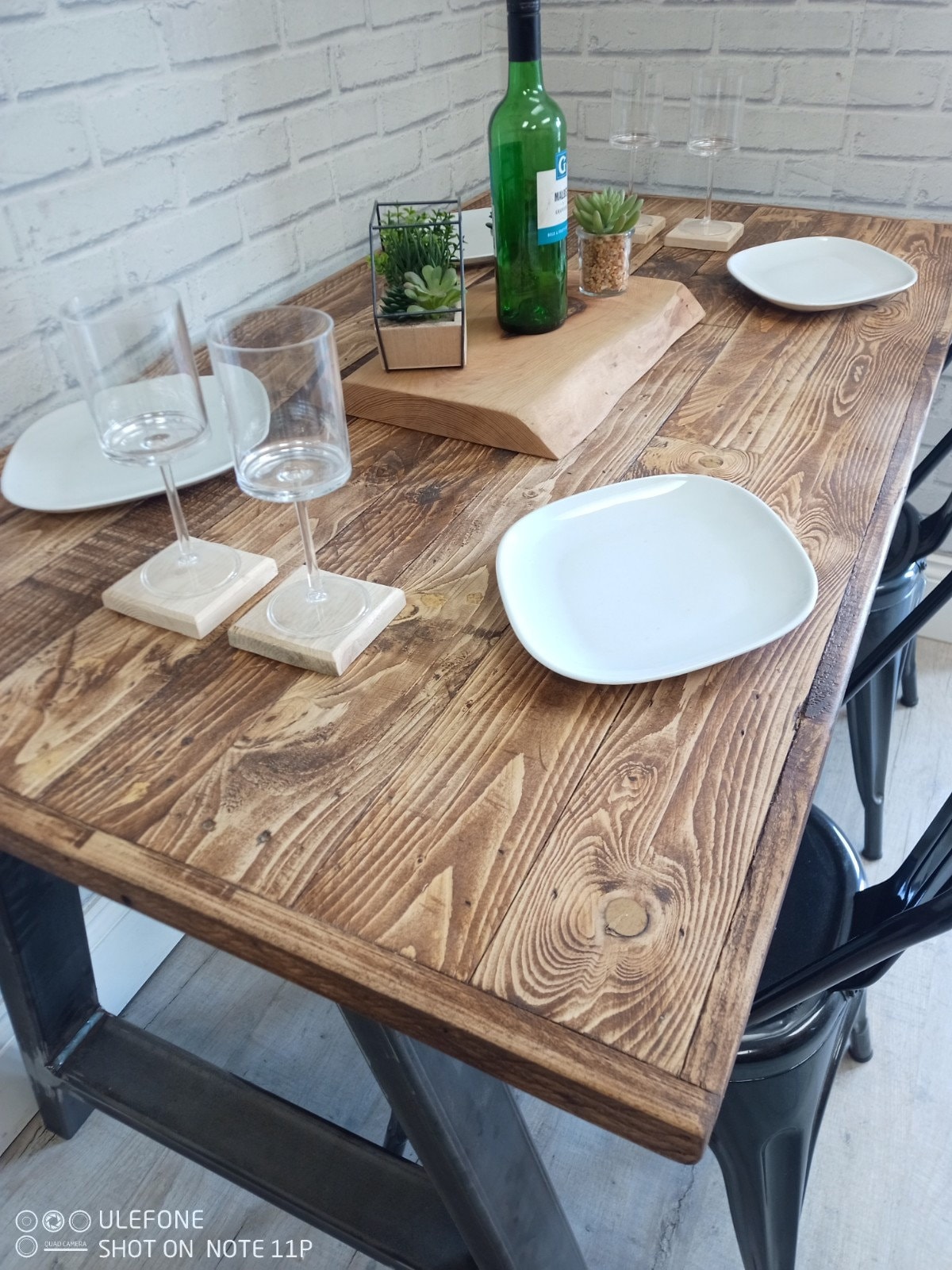 Tablero Rectangular Rustico Tablero De Mesa De Madera Maciza De Mango |  50x40x2,5 Cm | Estilo Rústico Y Fácil De Limpiar | Ideal Para Renovar Mesas  Tablero Mesa Madera Mango, image size:1200x1600