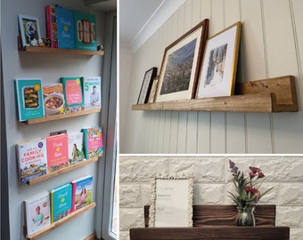 Bespoke Shelving/ Narrow Shelves/Picture Shelves/ Kitchen Shelving/ Bathroom Shelf/ Bathroom Shelving/ Cook Book Shelf/