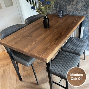 Table Tops/Desk Tops/Any Size/ reclaimed wood/rustic table top/ dining room table top/ rustic desk top/ kitchen worktop/handmade/DIY Medium Oak oil