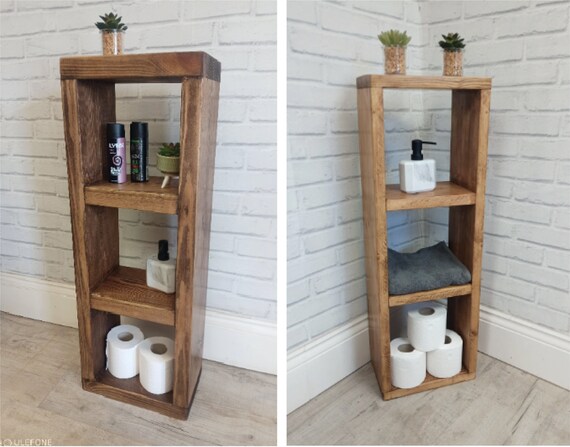 Bathroom Storage Unit/bathroom Shelving Unit/reclaimed Wood - Etsy UK