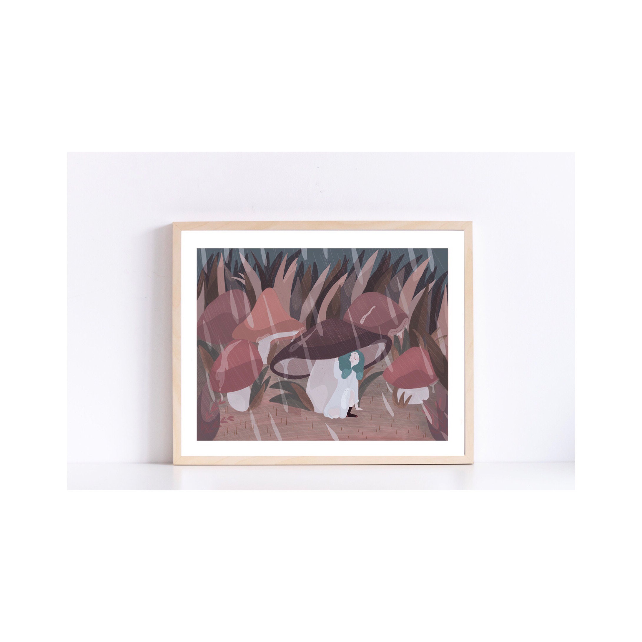 Affiche Arrietty - Autumn - Artprint - Fall -The Borrowers - Illustration