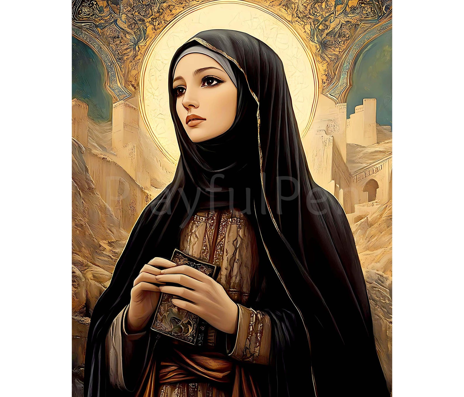 St Rafqa Pietra Choboq Ar-rayes Printable Wall Art, Saint Rafka, Saint ...