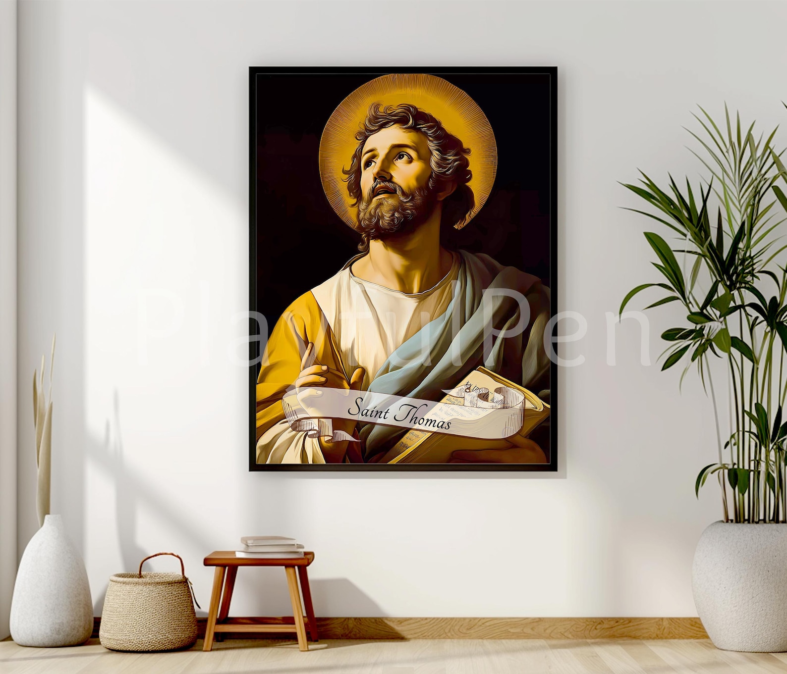 Saint Thomas the Apostle Printable Wall Art, Catholic Poster Print ...