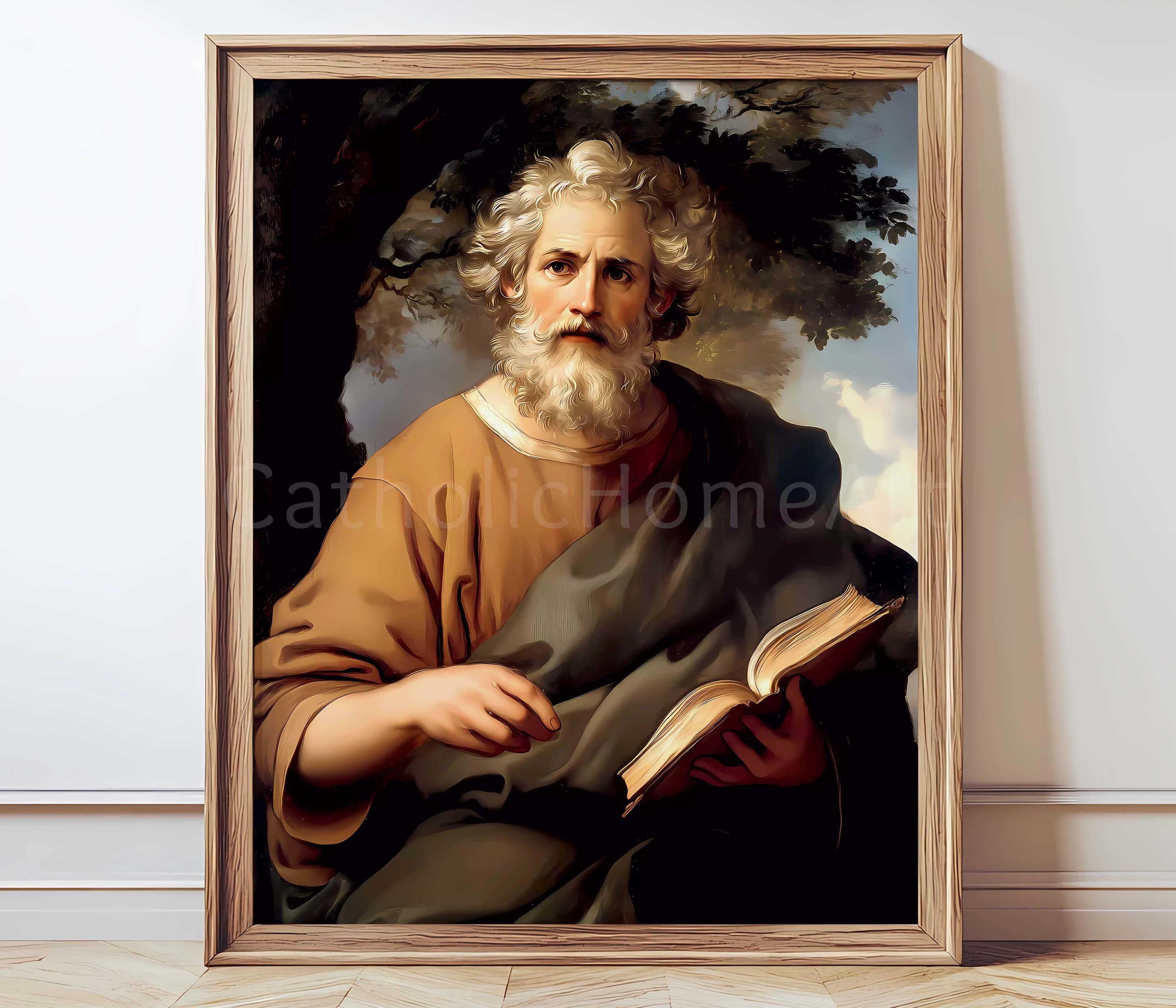 Saint Andrew the Apostle Printable Wall Art Print, Digital Download ...