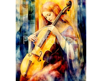St. Cecilia Wand Kunst zum ausdrucken, katholische Poster Religiöse Heiligen Kunstdruck, St. Cecilia katholische druckbare, sofortige digitale Download