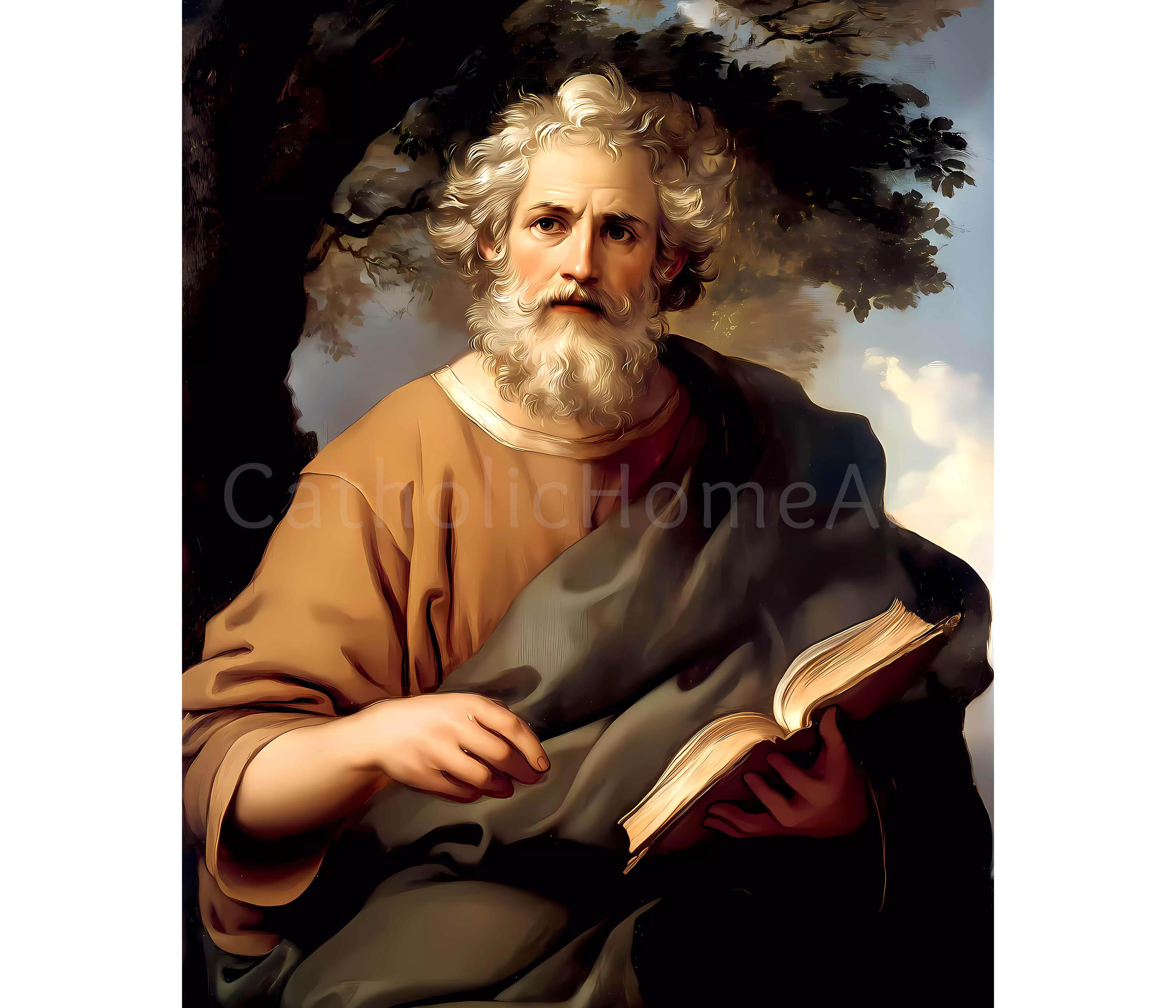 Saint Andrew the Apostle Printable Wall Art Print, Digital Download ...