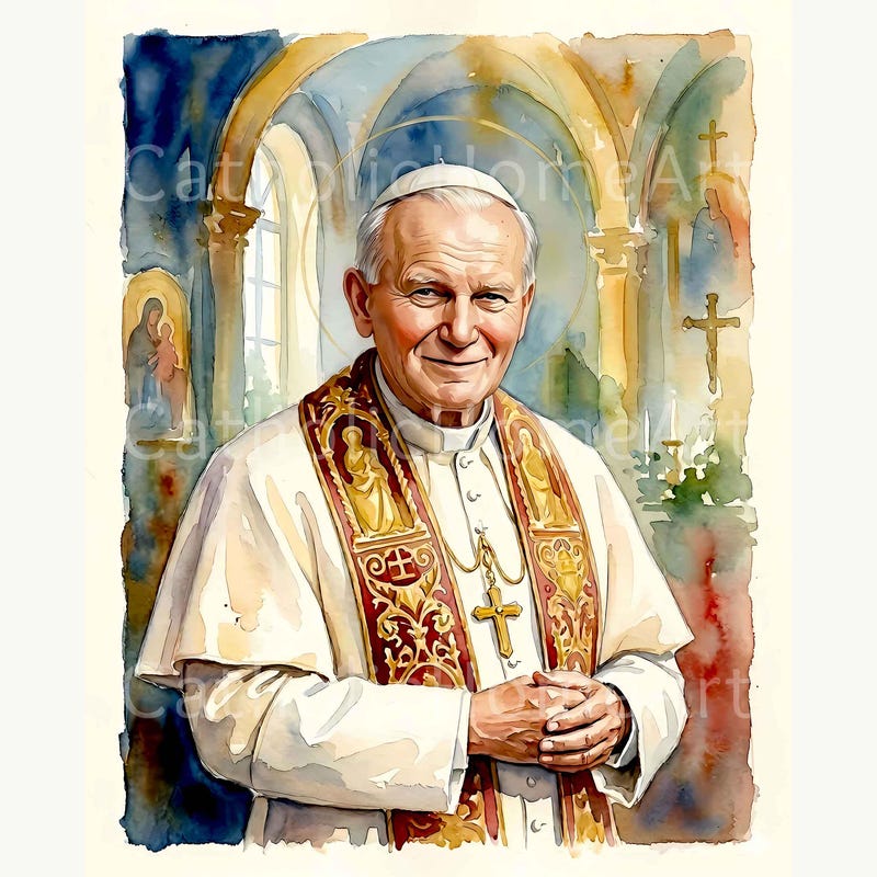 Pope John Paul Ii Posters - Etsy