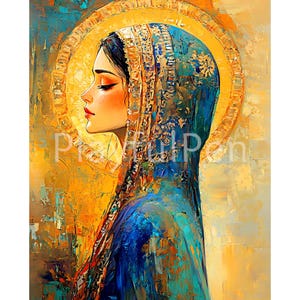 St Thais of Egypt Wall Art Print, Saint Thais Picture Digital Download, Catholic Printable Poster Image, Religious Art Home Decor