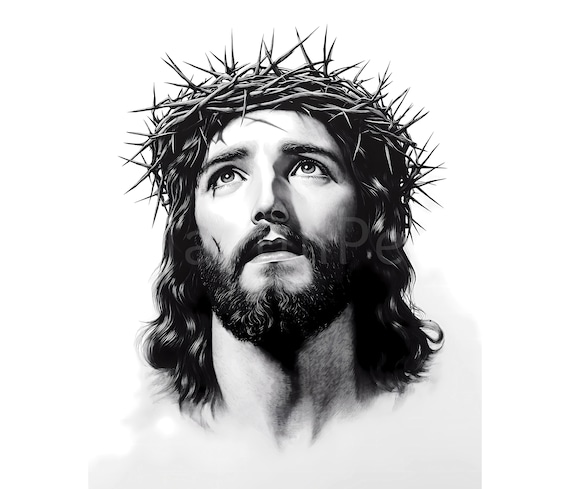 イエス・キリストの肖像画の印刷可能なポスター、イエスの肖像画の壁