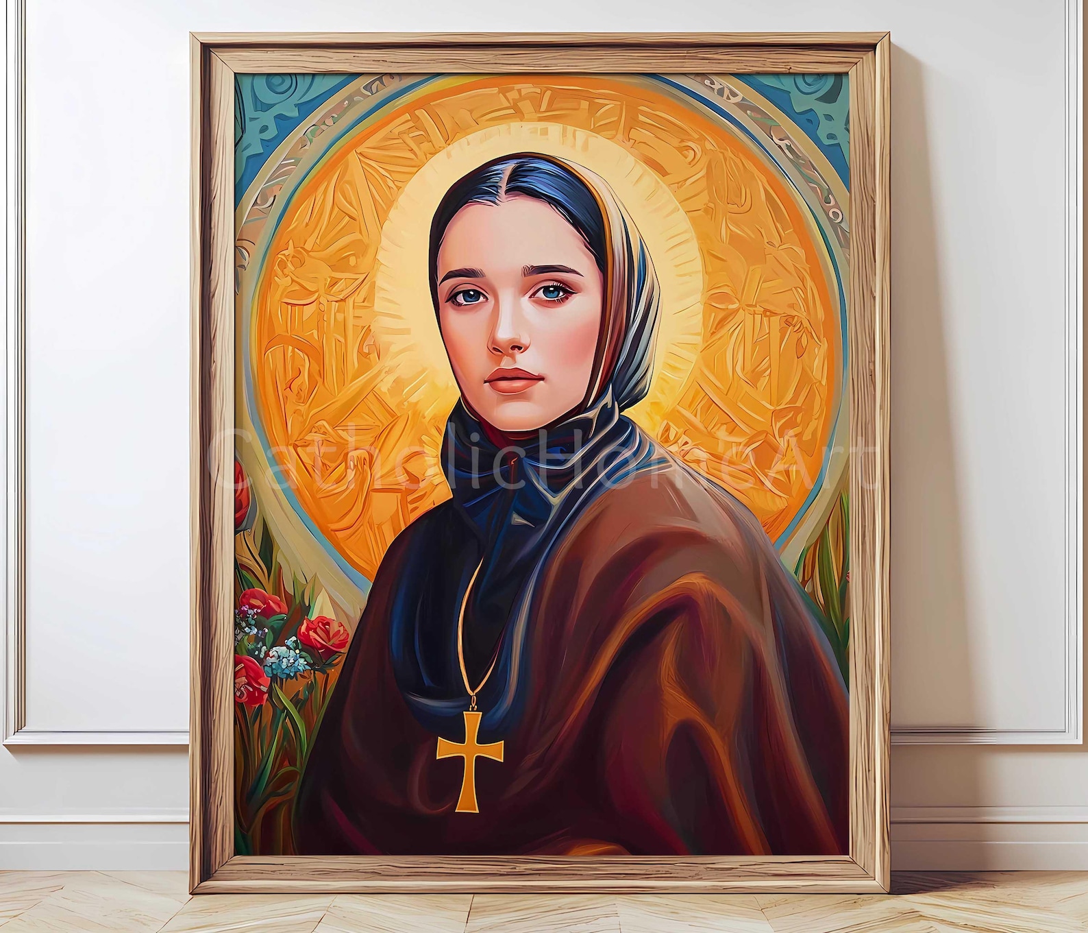 St Frances Xavier Cabrini, Printable Wall Art, Mother Cabrini Catholic ...