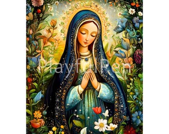 Our Lady of Perpetual Help Art Print: Catholic Home Decor (8x10) - Etsy