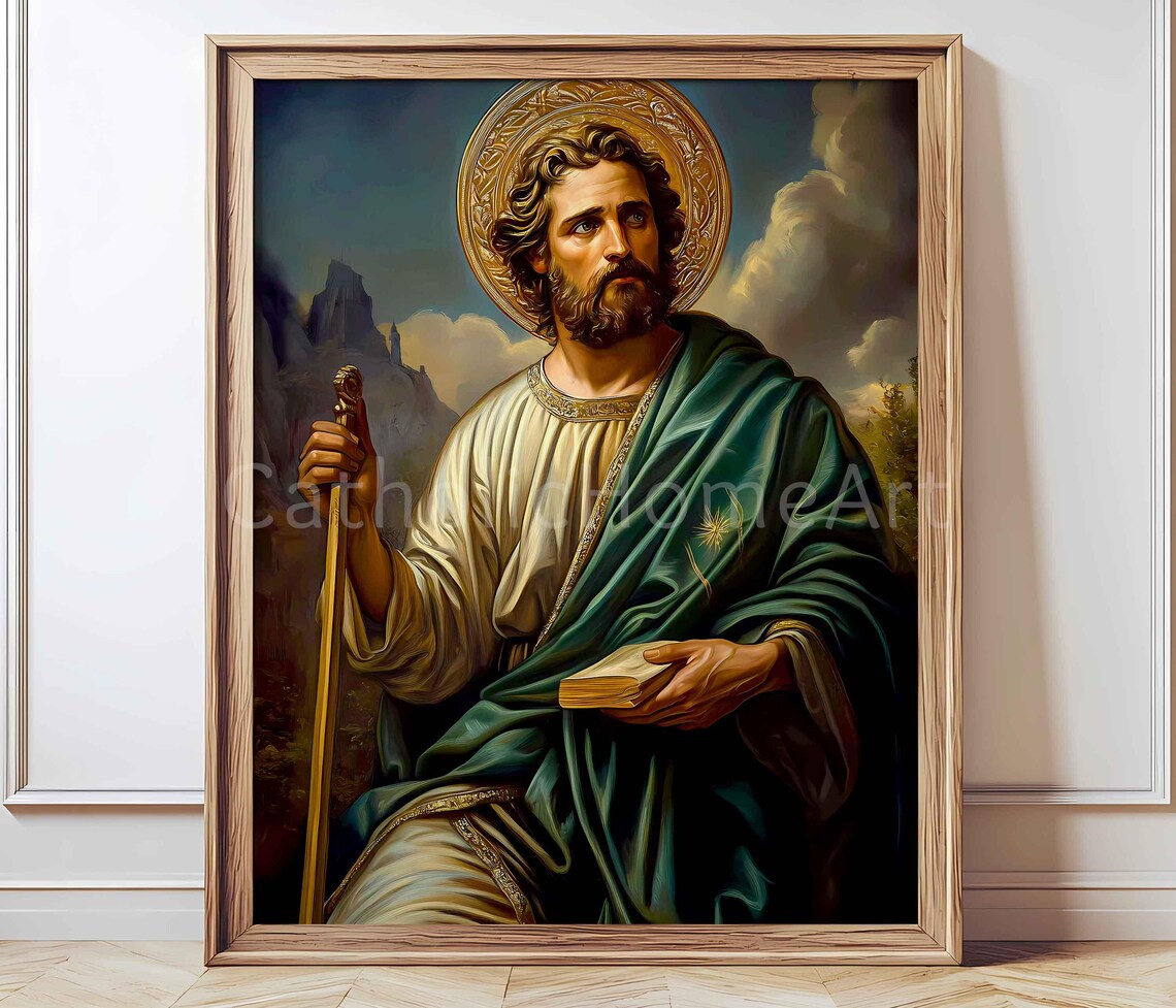 St. Matthias Printable Wall Art, Saint Matthias the Apostle Picture ...