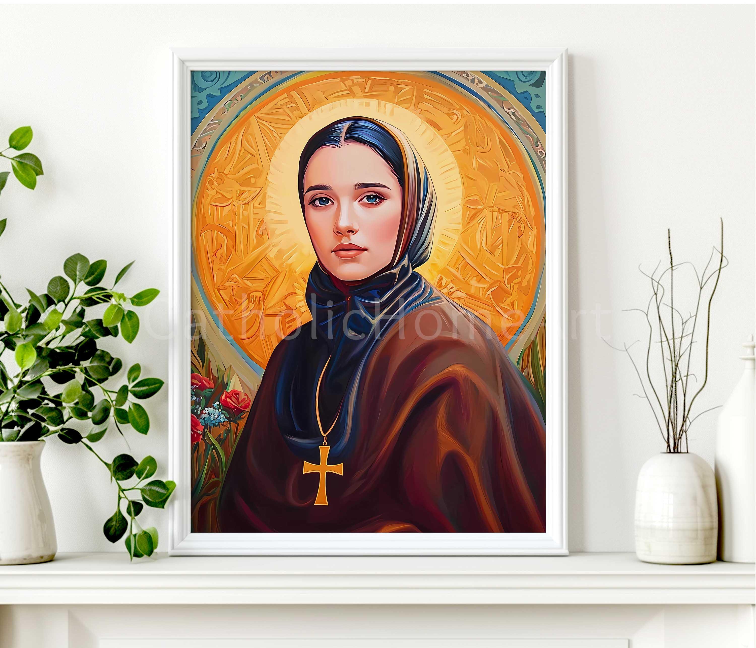 St Frances Xavier Cabrini Printable Wall Art, Mother Cabrini Catholic ...