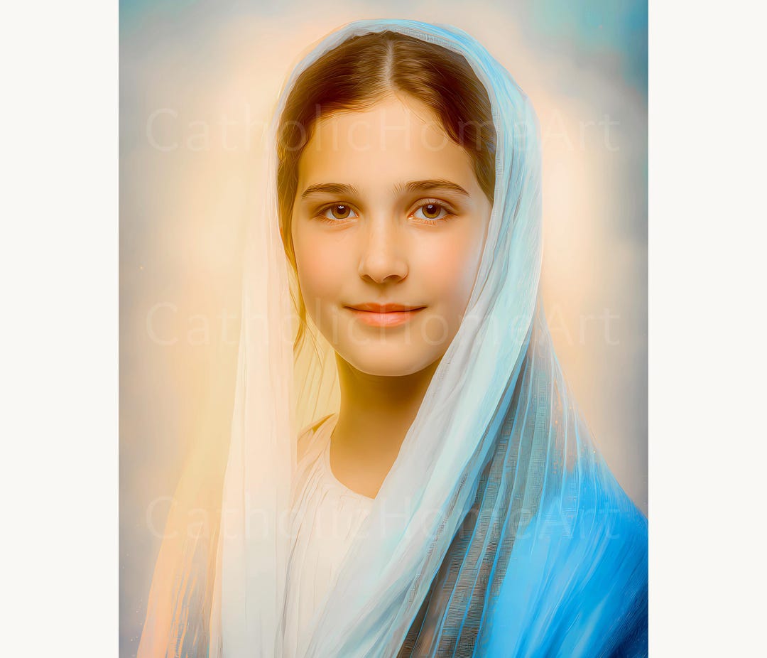 Saint Maria Goretti Printable Wall Art, Catholic Poster Print ...