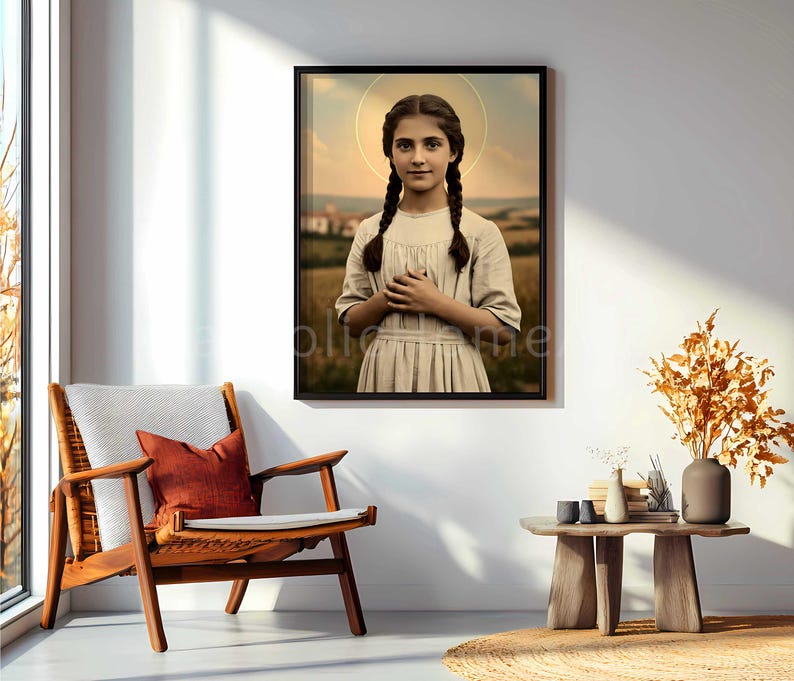 Saint Maria Goretti Printable Wall Art, St Maria Goretti Catholic ...