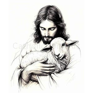 Jesus the Good Shepherd Printable Wall Art