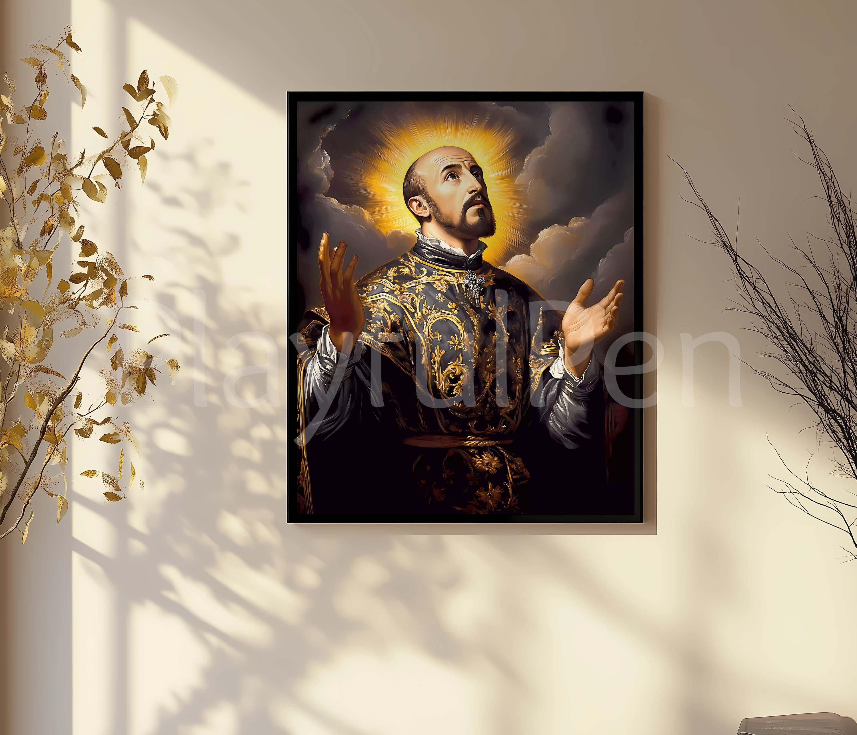 Saint Ignatius of Loyola Printable Wall Art, St Ignatius Loyola ...
