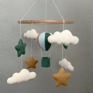 Heißluftballon Baby Mobile Jungen Kinderzimmer
