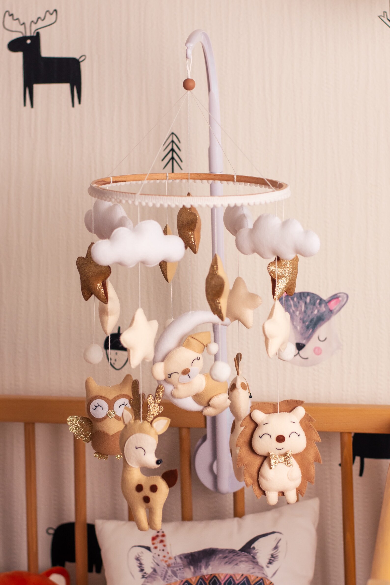 Baby Mobile Junge Kinderzimmer. Neutrales Kinderzimmer Mobile | Etsy