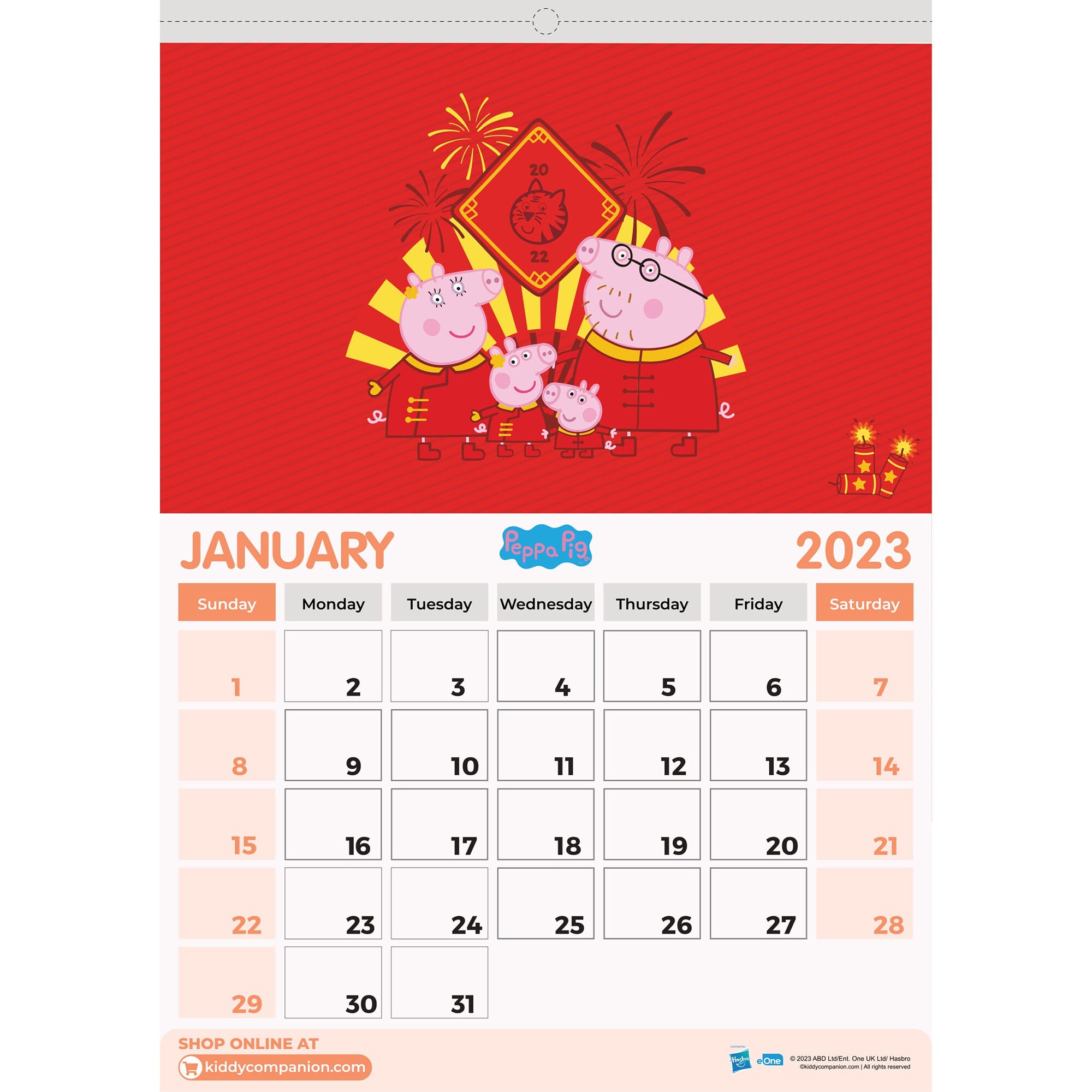 Peppa Pig 2023 Calendar - Etsy peppa-pig-2023-calendar-etsy