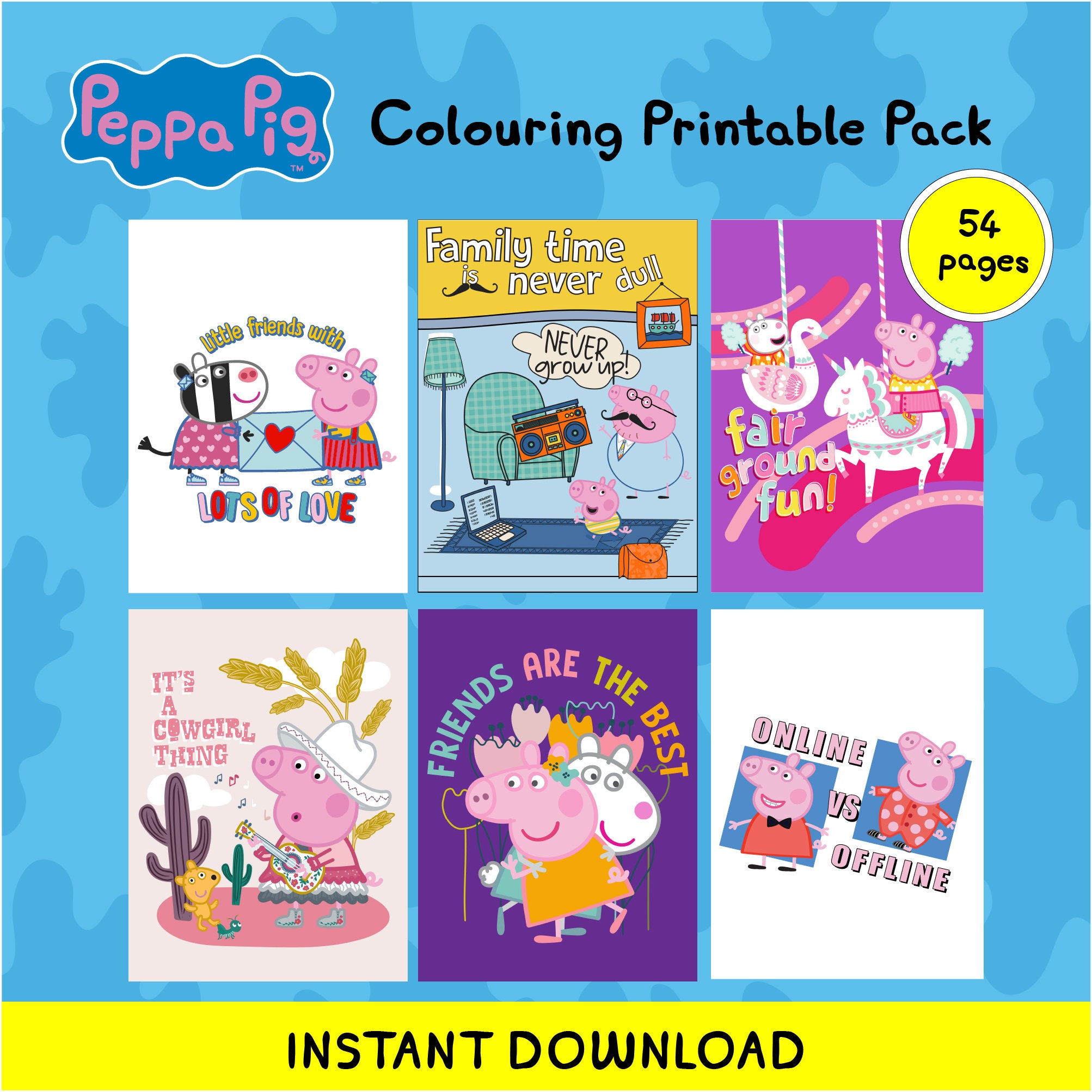 Resultado de imagem para risco da peppa  Peppa pig coloring pages, Peppa  pig colouring, Peppa pig family