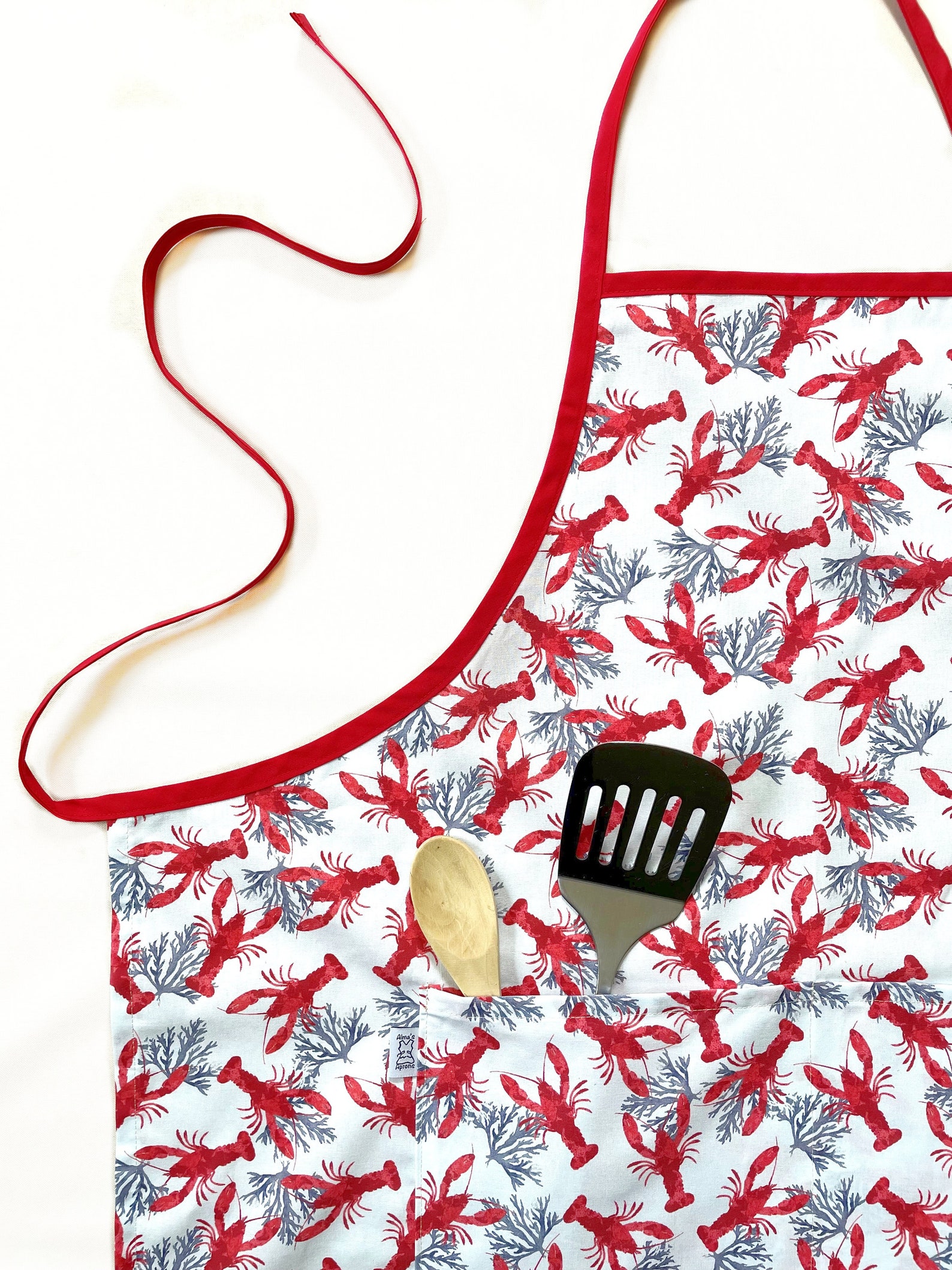 Lobster Bib Apron for Men Seafood Cooking Apron Crustacean Etsy