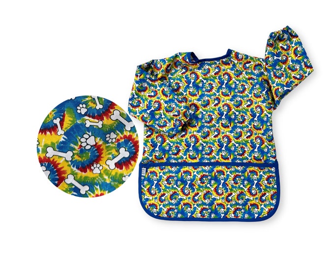 Kid's Art Smock for School or Home, Kindergarten Size, Child's Art