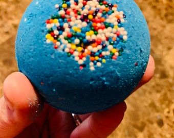 Birthday | BATHBOMB | birthday bath bomb| blue gift | bath | Kids BATHBOMB | message bomb