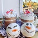 Bath bombs- bathbombs- holiday gifts - Christmas bathbomb_ Christmas gifts- hot chocolate - snowman - peppermint bath bomb 