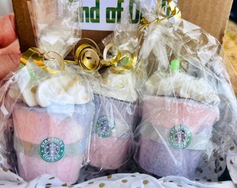 Gift set | bath gift set | frappe gift | coffee gift | Starbucks | Starbucks gift | teenage gift | unique gift | sweet Soakin shop