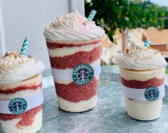 Peppermint mocha - frappe - bathbombs- bath bombs - frappe bath bomb- Starbucks- gift set - bath gift set- Christmas bath- holiday gift-