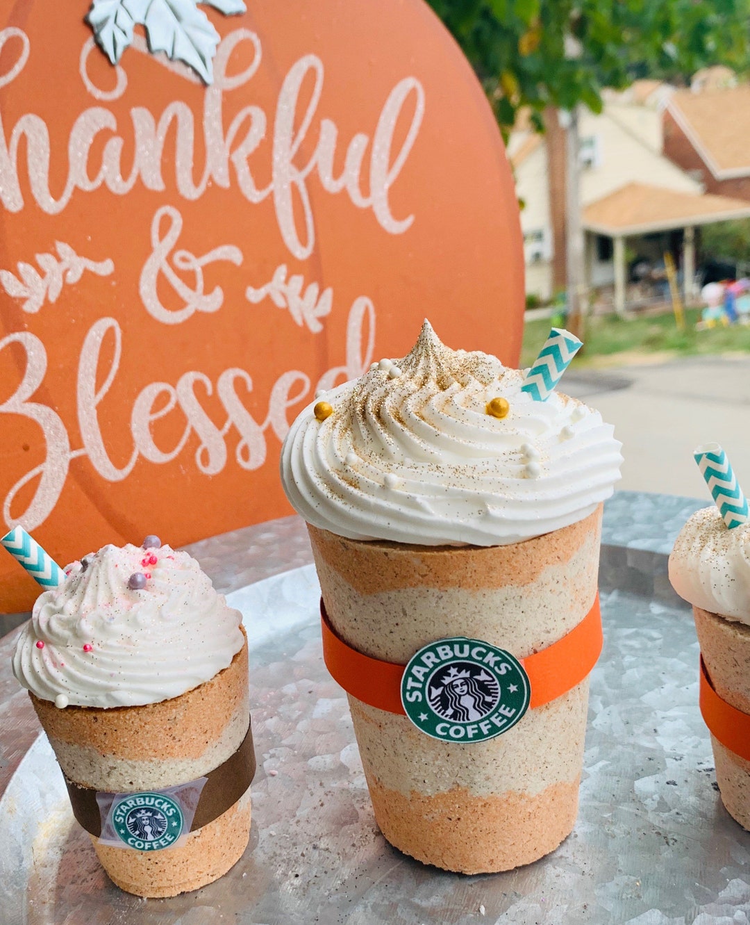 Pumpkin_frappe Bathbomb_ Bathbomb _ Starbucks Frappe_fall Bathbomb ...