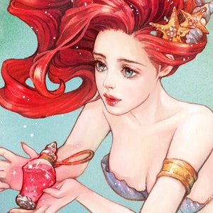 Cenar / pegatinas de niña / ilustración de acuarela